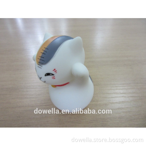hot sale lovely plastic cat doll for kids with ICTI
